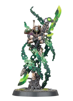 Dit is een afbeelding van het miniatuur Overlord with Translocation Shroud - Necrons voor het spel Warhammer, te koop bij Tabletop Miniature Wargames spellenwinkel Speldorado in delft