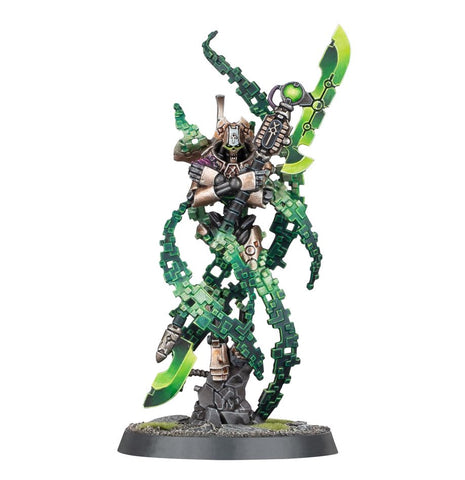 Dit is een afbeelding van het miniatuur Overlord with Translocation Shroud - Necrons voor het spel Warhammer, te koop bij Tabletop Miniature Wargames spellenwinkel Speldorado in delft