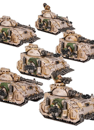 Dit is een afbeelding van het miniatuur Predator Squadron - Adeptus Astartes voor het spel Warhammer, te koop bij Tabletop Miniature Wargames spellenwinkel Speldorado in delft