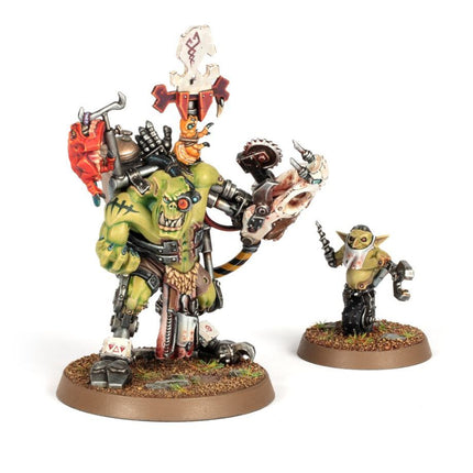Dit is een afbeelding van het miniatuur Painboss - Orks voor het spel Warhammer, te koop bij Tabletop Miniature Wargames spellenwinkel Speldorado in delft