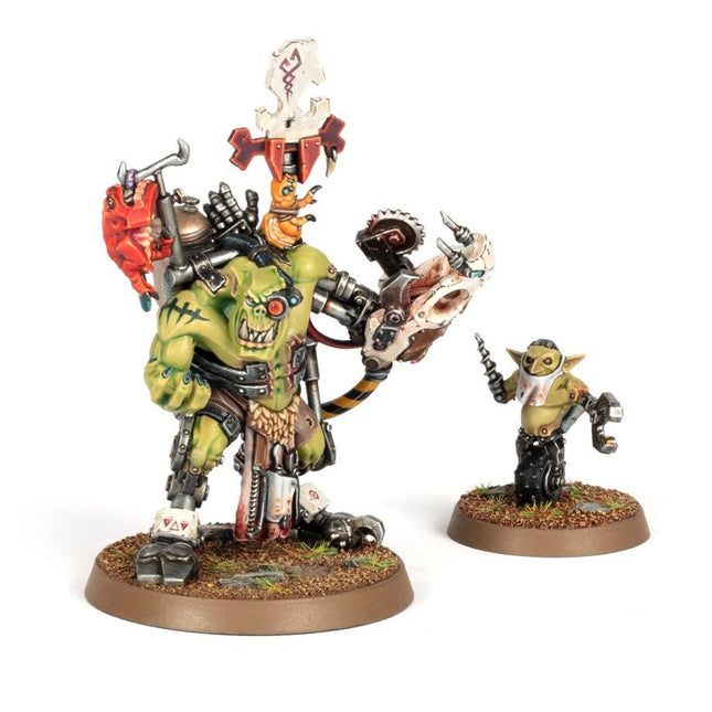 Dit is een afbeelding van het miniatuur Painboss - Orks voor het spel Warhammer, te koop bij Tabletop Miniature Wargames spellenwinkel Speldorado in delft