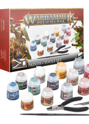 Warhammer Age of Sigmar Paints + Tools (Can/Pol/Scanda) - Age of Sigmar– AoS miniaturen set