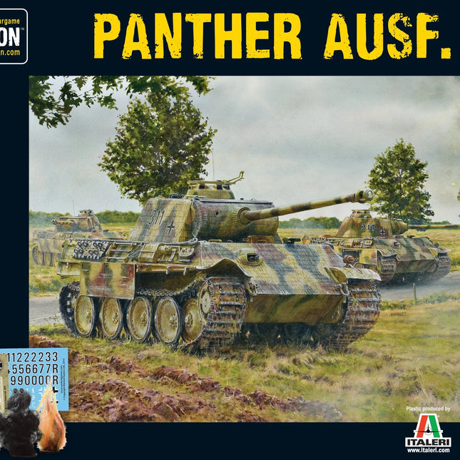Dit is een foto van het spel Panther Ausf A te koop bij Speldorado Spellenwinkel Delft