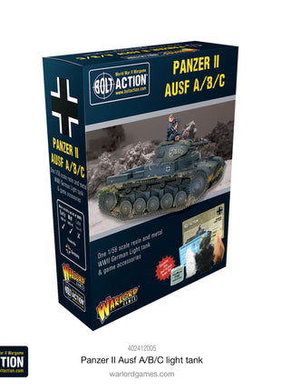 Panzer II Ausf. A/B/C Light Tank voor Bolt Action - duitsers vehicle schaal 1:58 miniatuur