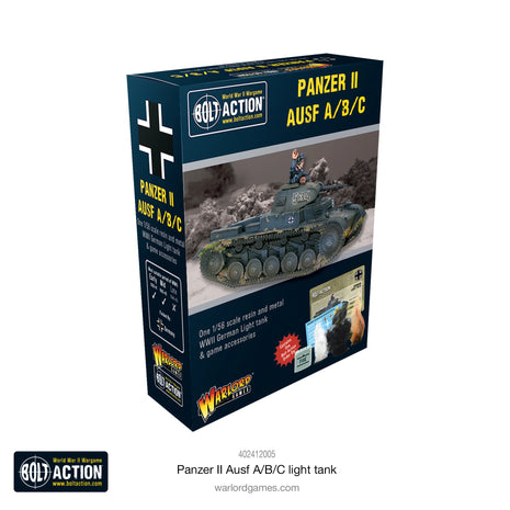 Panzer II Ausf. A/B/C Light Tank voor Bolt Action - duitsers vehicle schaal 1:58 miniatuur