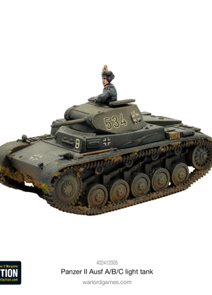 Dit is een foto van het spel Panzer II Ausf. A/B/C Light Tank te koop bij Speldorado Spellenwinkel Delft