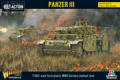 Panzer III voor Bolt Action - duitsers vehicle schaal 1:58 miniatuur