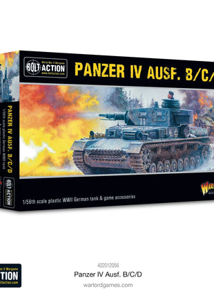 Panzer IV Ausf. B/C/D voor Bolt Action - duitsers vehicle schaal 1:58 miniatuur