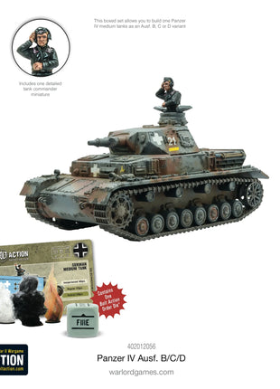 Dit is een foto van het spel Panzer IV Ausf. B/C/D te koop bij Speldorado Spellenwinkel Delft