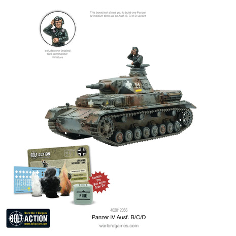 Dit is een foto van het spel Panzer IV Ausf. B/C/D te koop bij Speldorado Spellenwinkel Delft