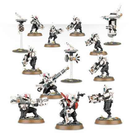 Dit is een afbeelding van het miniatuur Pathfinder Team - Tau Empire voor het spel Warhammer, te koop bij Tabletop Miniature Wargames spellenwinkel Speldorado in delft