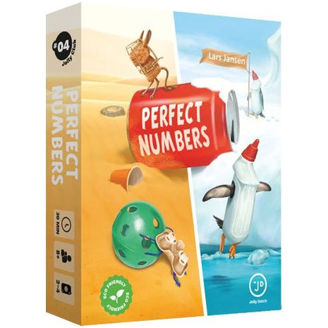 Perfect Numbers- NL - EN – gezellig kaartspel – 2 tot 4 spelers