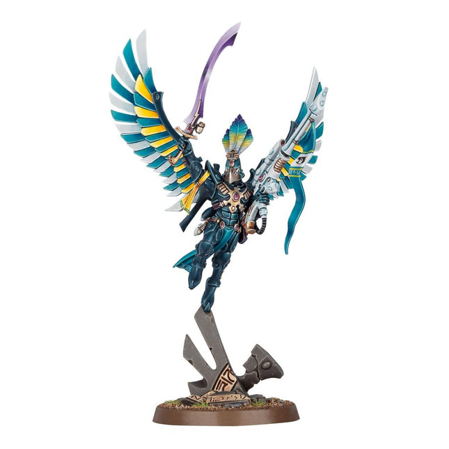 Dit is een afbeelding van het miniatuur Phoenix lord baharroth - Aeldari voor het spel Warhammer, te koop bij Tabletop Miniature Wargames spellenwinkel Speldorado in delft