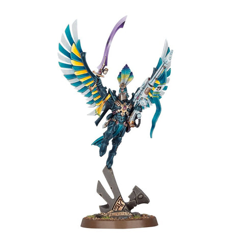 Dit is een afbeelding van het miniatuur Phoenix lord baharroth - Aeldari voor het spel Warhammer, te koop bij Tabletop Miniature Wargames spellenwinkel Speldorado in delft