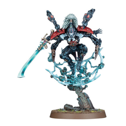 Dit is een afbeelding van het miniatuur Phoenix lord lhykhis - aeldari voor het spel Warhammer, te koop bij Tabletop Miniature Wargames spellenwinkel Speldorado in delft