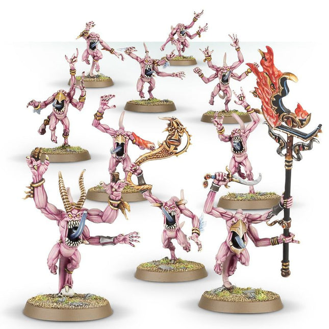 Dit is een foto van het spel Pink Horrors - Disciples of Tzeetch te koop bij Speldorado Spellenwinkel Delft