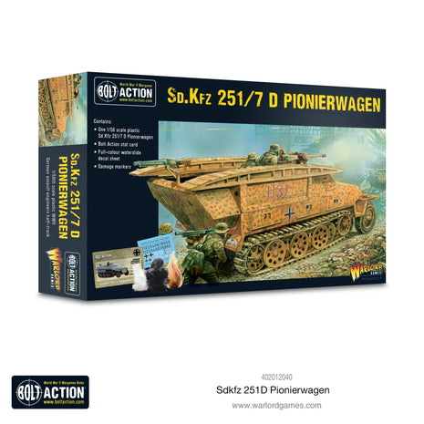 Dit is een foto van het spel Sd.Kfz 251/7 D Pionierwagen te koop bij Speldorado Spellenwinkel Delft