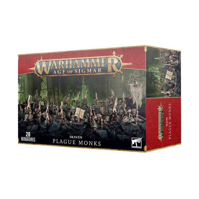 Dit is een foto van het spel Plague Monks - Skaven te koop bij Speldorado Spellenwinkel Delft