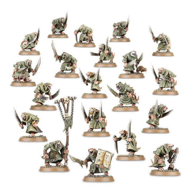 Dit is een foto van het spel Plague Monks - Skaven te koop bij Speldorado Spellenwinkel Delft