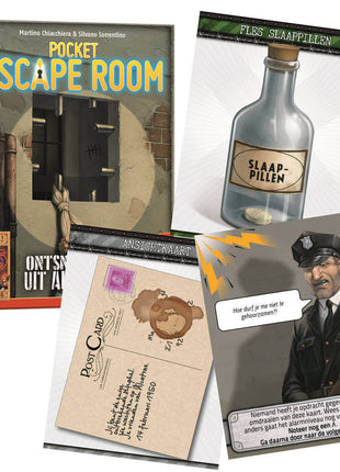 Dit is een foto van het spel Pocket Escape Room Ontsnapping Uit Alcatraz te koop bij Speldorado Spellenwinkel Delft