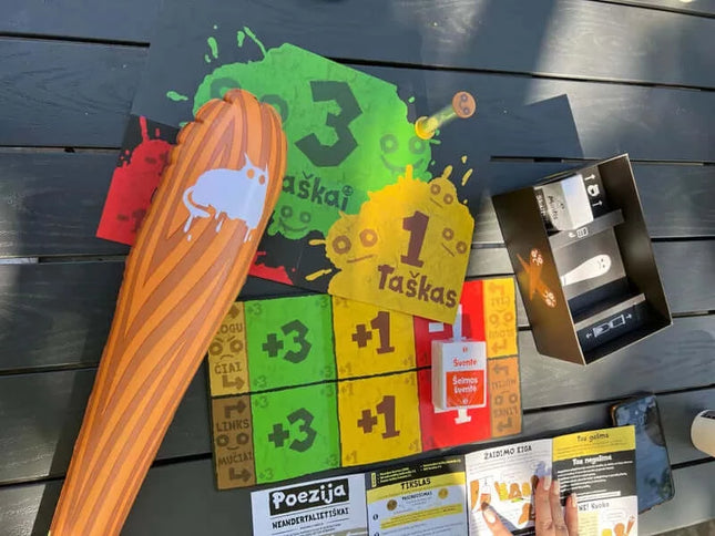 Dit is een foto van het spel Poetry for Neanderthals EN te koop bij Speldorado Spellenwinkel Delft