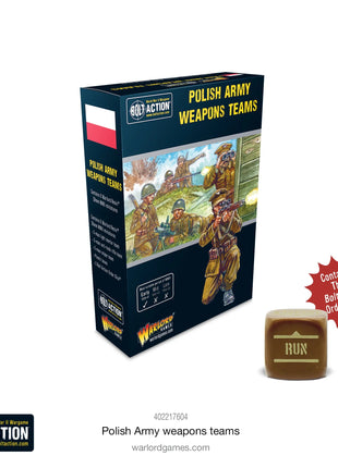 Polish Army Weapons Teams voor Bolt Action - polen infantry schaal 1:58 miniatuur