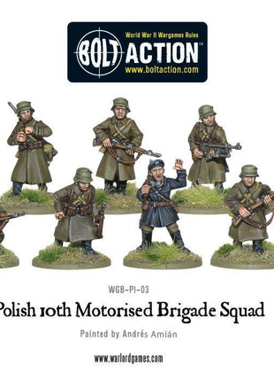 Dit is een foto van het spel Polish 10th Motorised Brigade Squad te koop bij Speldorado Spellenwinkel Delft