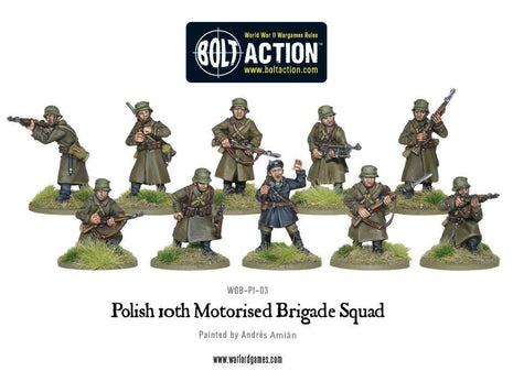 Dit is een foto van het spel Polish 10th Motorised Brigade Squad te koop bij Speldorado Spellenwinkel Delft