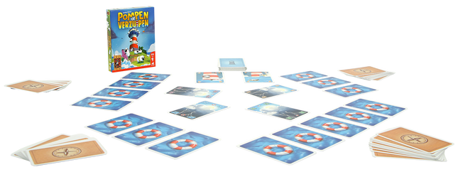 Dit is een foto van het spel Pompen of Verzuipen te koop bij Speldorado Spellenwinkel Delft