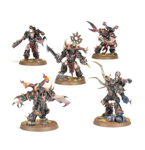 Dit is een afbeelding van het miniatuur Possessed - Chaos Space Marines voor het spel Warhammer, te koop bij Tabletop Miniature Wargames spellenwinkel Speldorado in delft