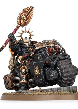 Dit is een afbeelding van het miniatuur Primaris Chaplain On Bike - Space Marines voor het spel Warhammer, te koop bij Tabletop Miniature Wargames spellenwinkel Speldorado in delft