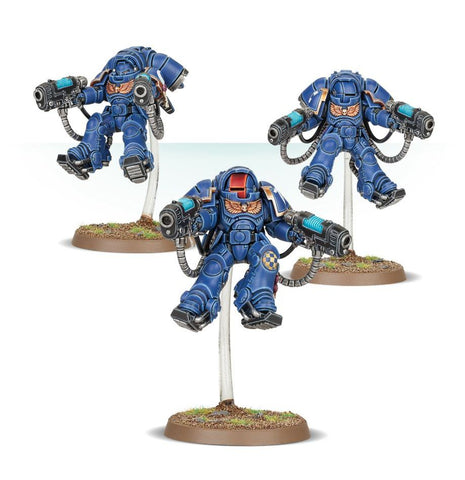 Dit is een afbeelding van het miniatuur Primaris Inceptors - Space Marines voor het spel Warhammer, te koop bij Tabletop Miniature Wargames spellenwinkel Speldorado in delft