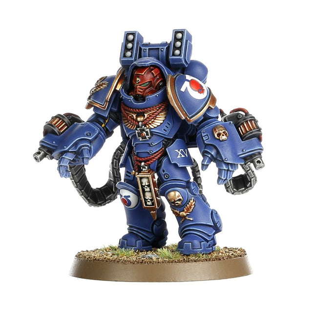 Dit is een afbeelding van het miniatuur Primaris Aggressors - Space Marines voor het spel Warhammer, te koop bij Tabletop Miniature Wargames spellenwinkel Speldorado in delft
