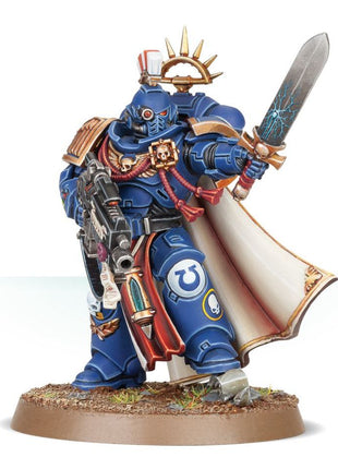 Dit is een afbeelding van het miniatuur Primaris Captain - Space Marines voor het spel Warhammer, te koop bij Tabletop Miniature Wargames spellenwinkel Speldorado in delft