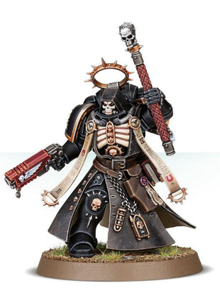 Dit is een afbeelding van het miniatuur Primaris Chaplain - Space Marines voor het spel Warhammer, te koop bij Tabletop Miniature Wargames spellenwinkel Speldorado in delft