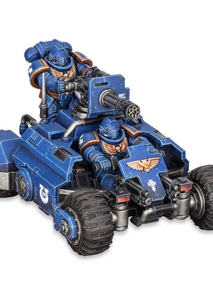 Dit is een afbeelding van het miniatuur Primaris Invader Atv - Space Marines voor het spel Warhammer, te koop bij Tabletop Miniature Wargames spellenwinkel Speldorado in delft