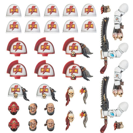 Dit is een afbeelding van het miniatuur Primaris Upgrades and Transfers - White Scars voor het spel Warhammer, te koop bij Tabletop Miniature Wargames spellenwinkel Speldorado in delft