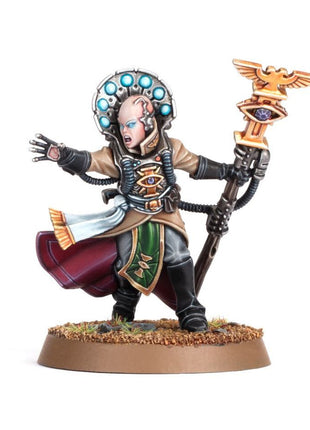 Dit is een afbeelding van het miniatuur Psyker - Astra Militarum voor het spel Warhammer, te koop bij Tabletop Miniature Wargames spellenwinkel Speldorado in delft