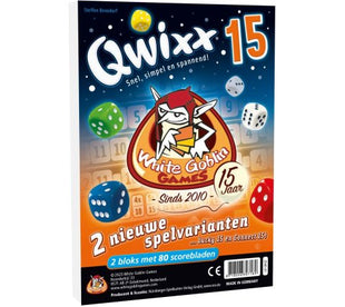Qwixx: 15  bloks – gezellig dobbelspel – 2 tot 5 spelers