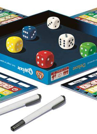 Dit is een foto van het spel Qwixx Deluxe te koop bij Speldorado Spellenwinkel Delft