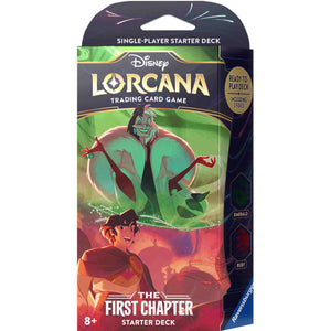 Disney Lorcana TCG - The First Chapter Starterdeck: Cruella De Vil & Aladdin (incl booster), RAV-11098170 van Ravensburger te koop bij Speldorado !
