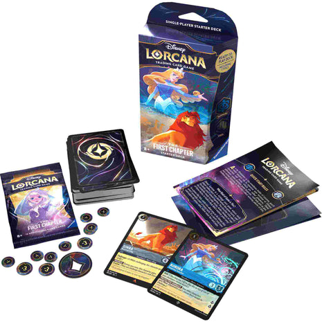 Disney Lorcana TCG - The First Chapter Starterdeck: Aurora & Simba (incl booster), RAV-11098168 van Ravensburger te koop bij Speldorado !
