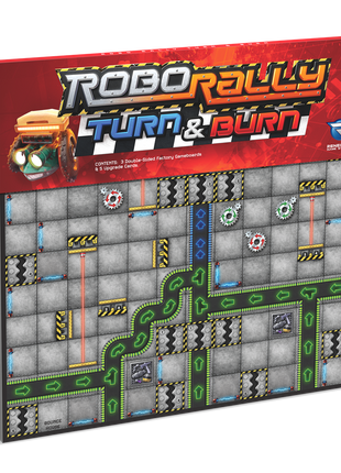 Robo Rally The Turn & Burn expansion – gezellig bordspel – 2 tot 6 spelers