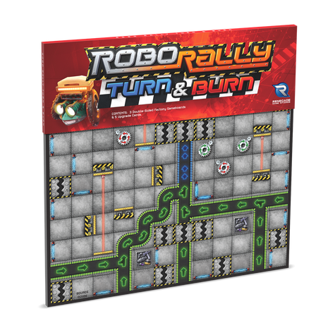 Robo Rally The Turn & Burn expansion – gezellig bordspel – 2 tot 6 spelers