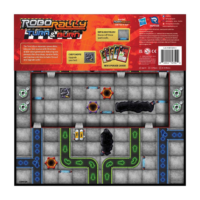 Robo Rally The Turn & Burn expansion