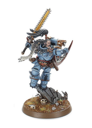 Dit is een afbeelding van het miniatuur Ragnar Blackmane - Space Wolves voor het spel Warhammer, te koop bij Tabletop Miniature Wargames spellenwinkel Speldorado in delft