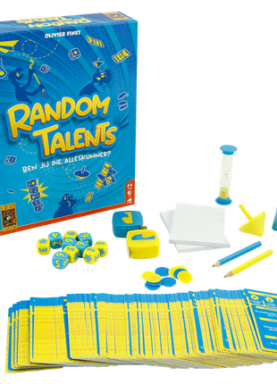 Dit is een foto van het spel Random Talents te koop bij Speldorado Spellenwinkel Delft