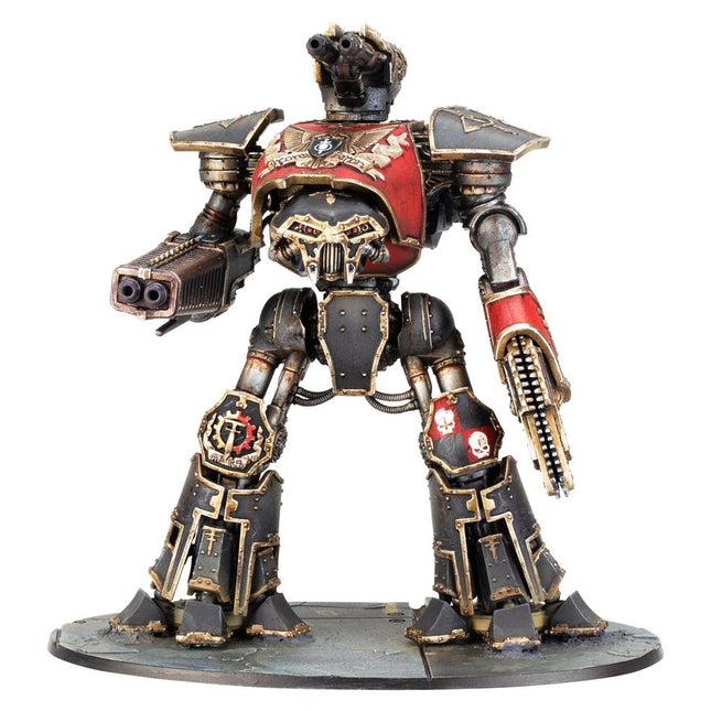 Dit is een foto van het spel Reaver Titan W/Melta Cannon & Chainfist - Legion Imperialis te koop bij Speldorado Spellenwinkel Delft