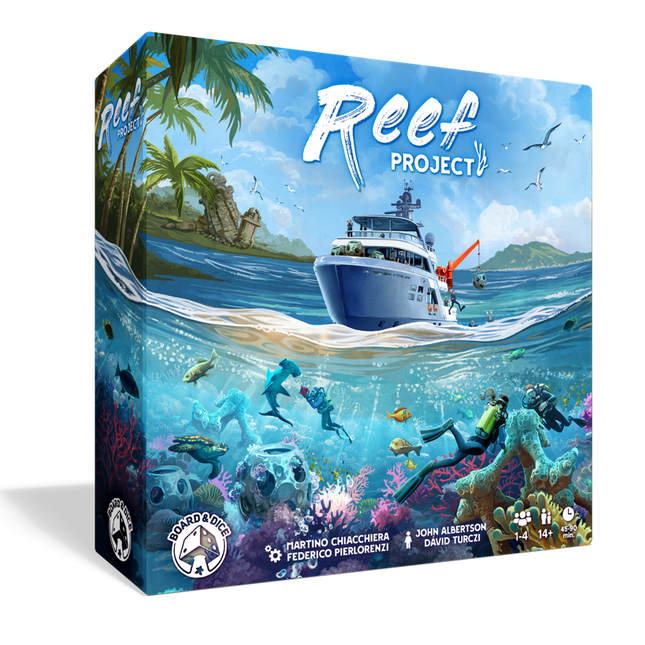 Dit is een foto van het spel Reef Project te koop bij Speldorado Spellenwinkel Delft