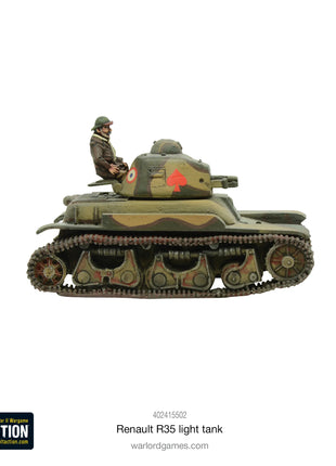 Dit is een foto van het spel Renault R35 Light Tank te koop bij Speldorado Spellenwinkel Delft